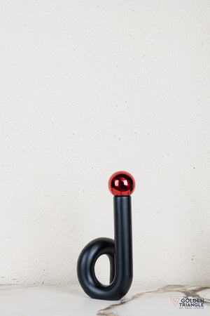 Spiral Ornament Tabletop Decor - Red