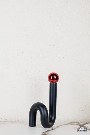 Spiral Ornament Tabletop Decor - Red