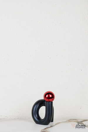 Spiral Ornament Tabletop Decor - Red