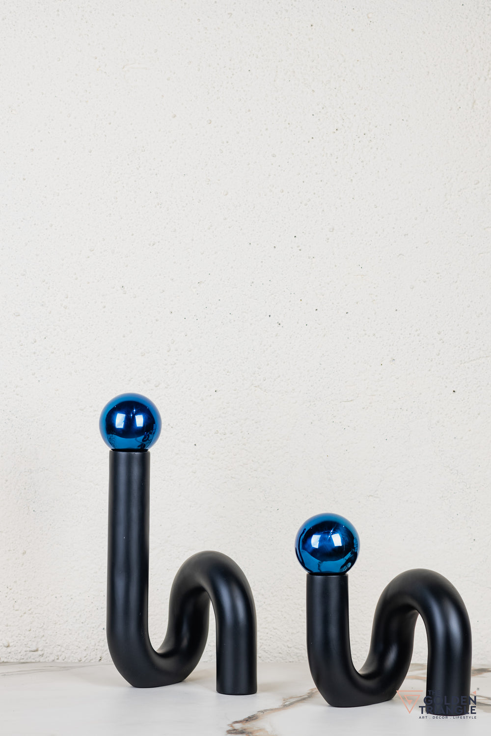 Spiral Ornament Tabletop Decor - Blue