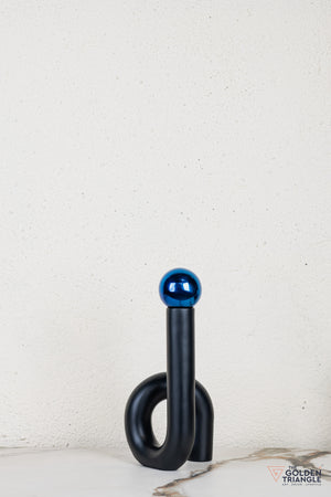 Spiral Ornament Tabletop Decor - Blue