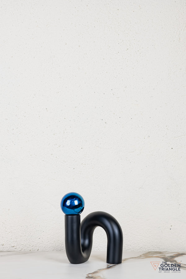 Spiral Ornament Tabletop Decor - Blue