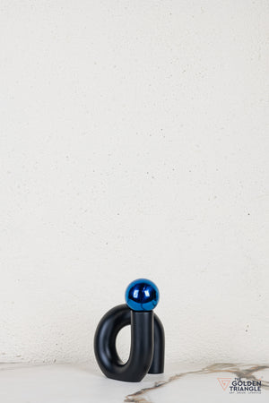 Spiral Ornament Tabletop Decor - Blue