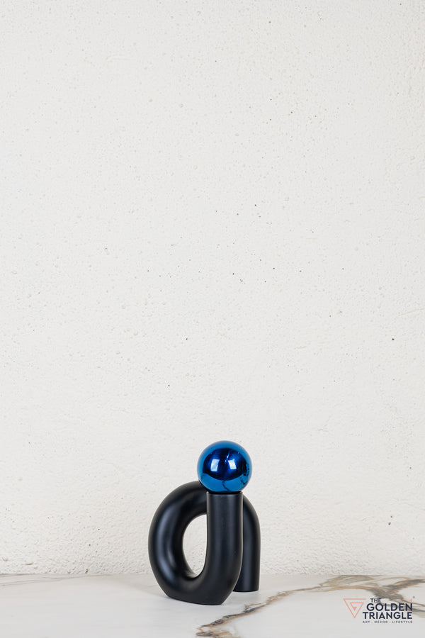 Spiral Ornament Tabletop Decor - Blue