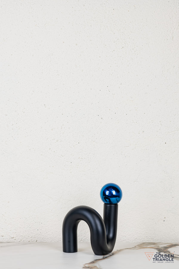 Spiral Ornament Tabletop Decor - Blue