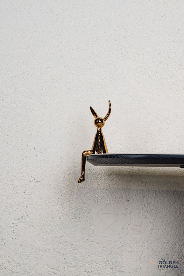 Mr. Fuzzy Bunny Artefact - Rosegold