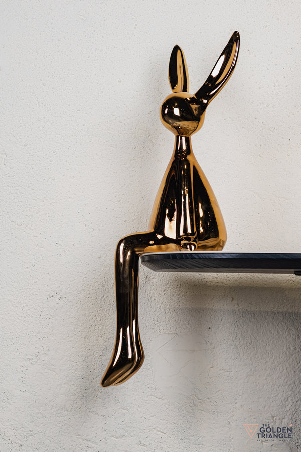 Mr. Fuzzy Bunny Artefact - Rosegold