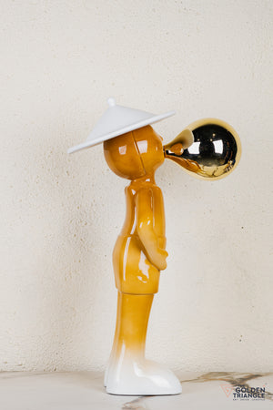 Miro Sphere Sculpture - Orange