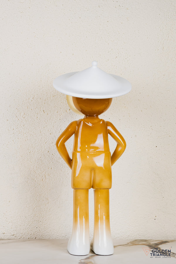 Miro Sphere Sculpture - Orange