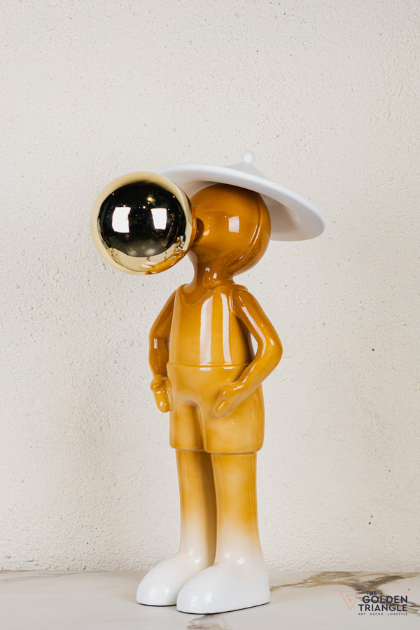 Miro Sphere Sculpture - Orange