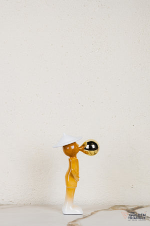 Miro Sphere Sculpture - Orange