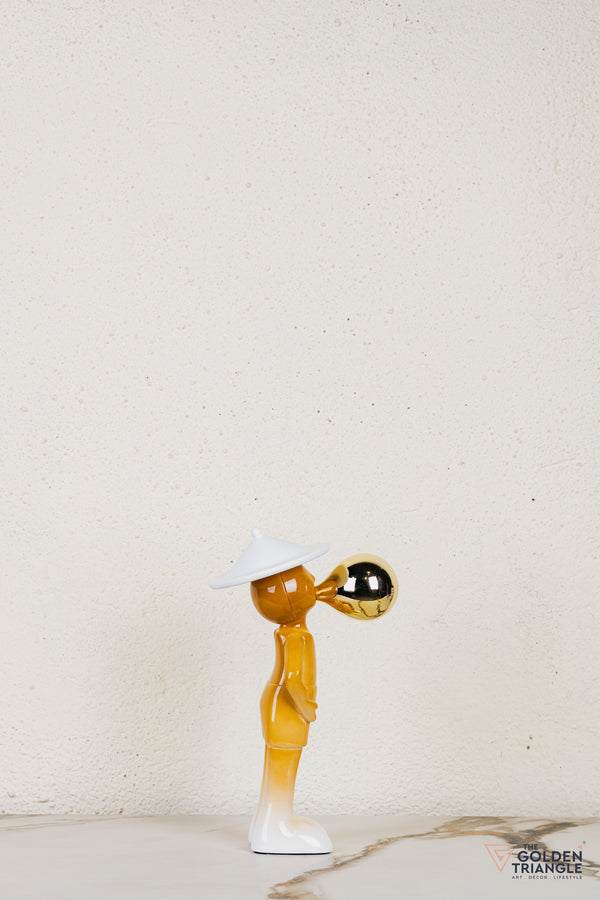 Miro Sphere Sculpture - Orange