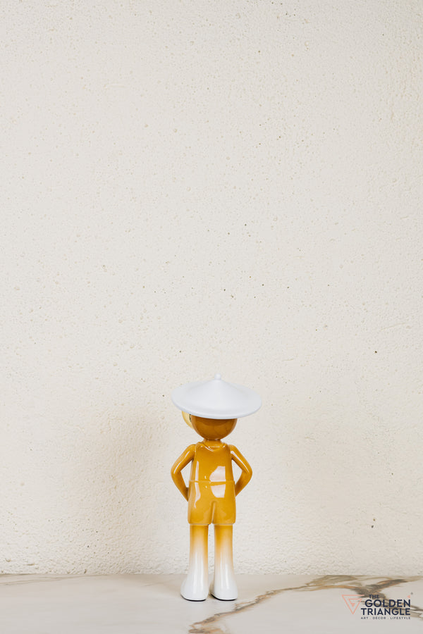 Miro Sphere Sculpture - Orange