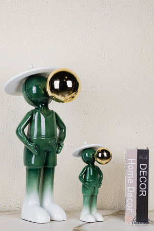 Miro Sphere Sculpture - Green