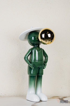 Miro Sphere Sculpture - Green