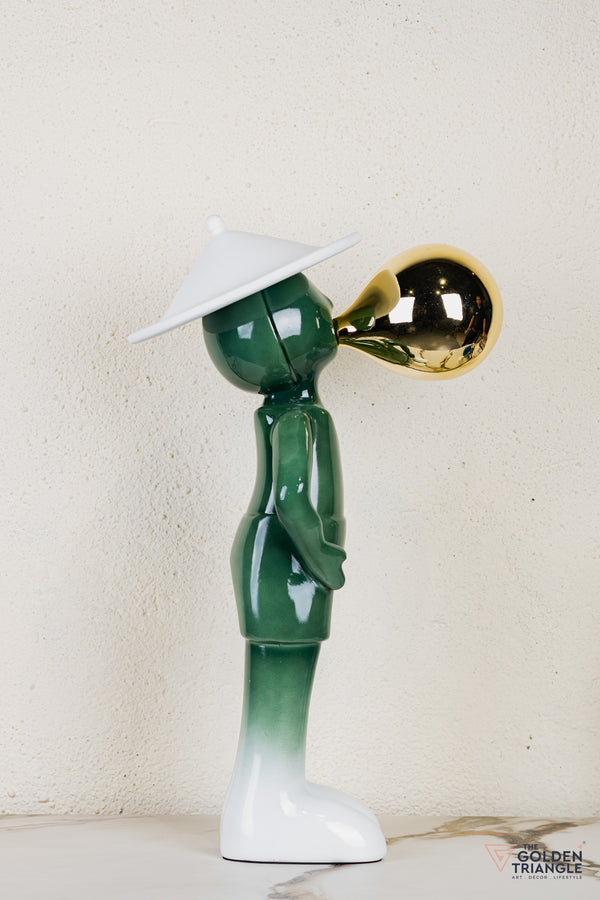 Miro Sphere Sculpture - Green