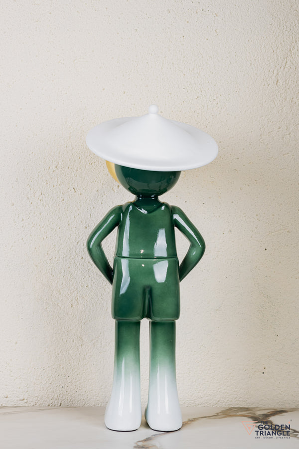 Miro Sphere Sculpture - Green