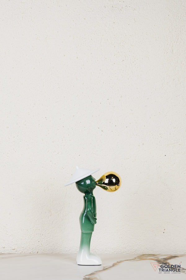 Miro Sphere Sculpture - Green