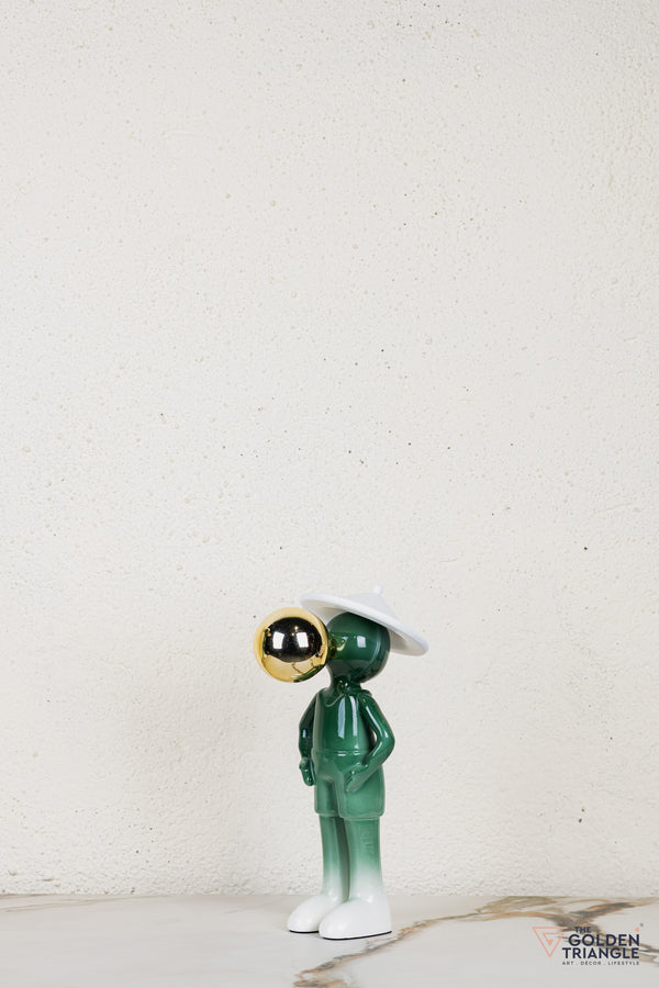 Miro Sphere Sculpture - Green