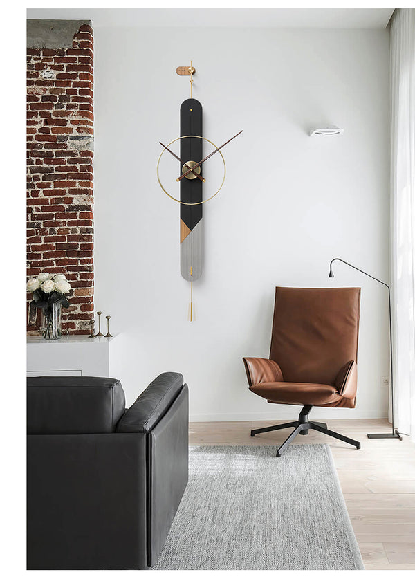 Perry Wall Clock - Black