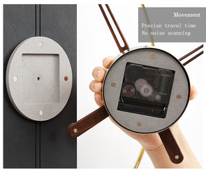 Perry Wall Clock - Black