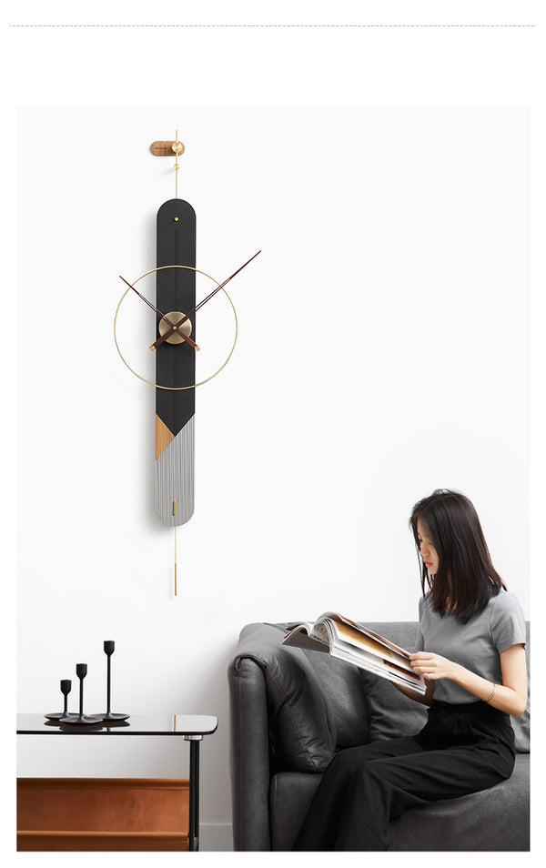 Perry Wall Clock - Black