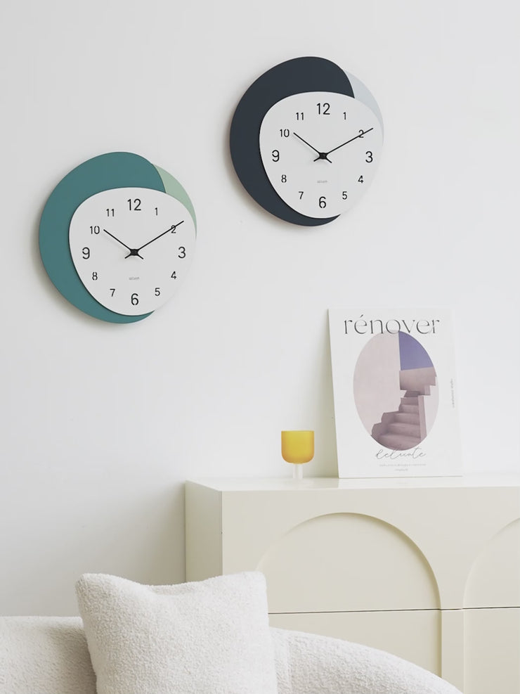 Niko Wall Clock - Cyan