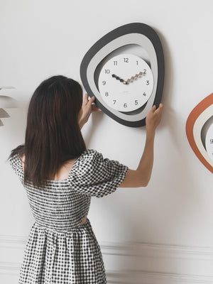 Akari Wall Clock - Rust