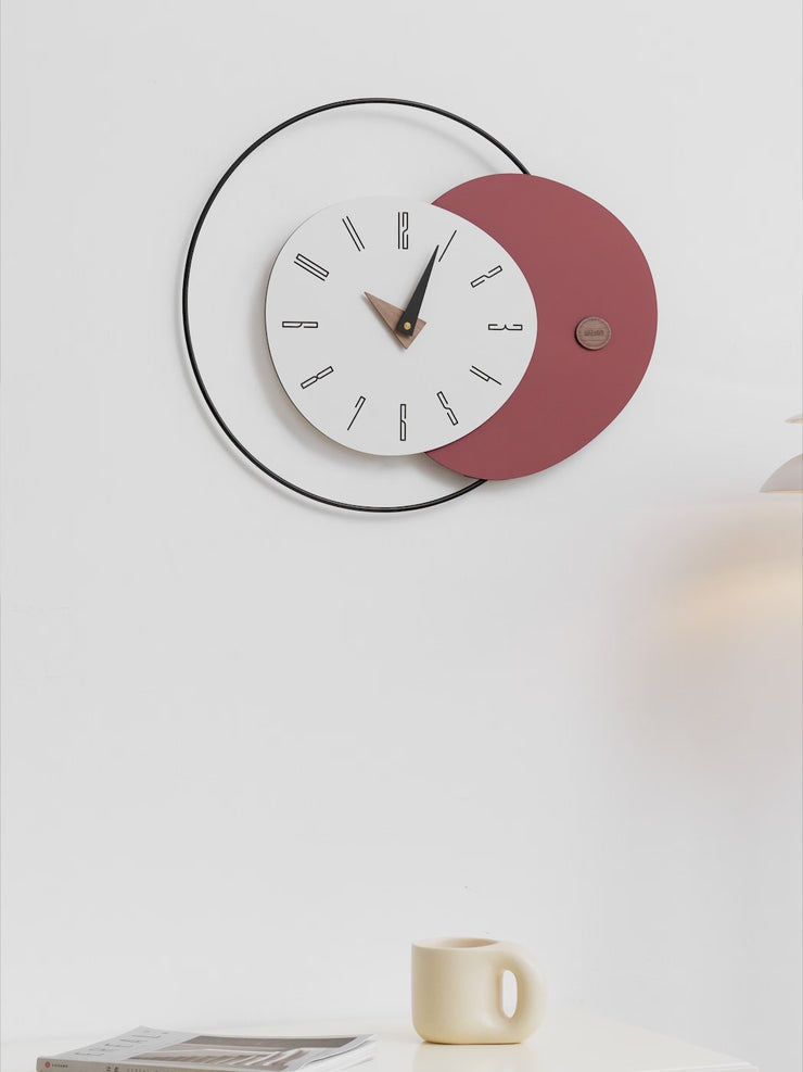 Yuna Wall Clock - Red