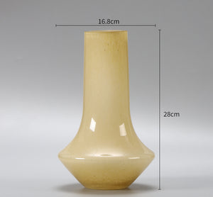 Spring Awakening Glass Vase - Yellow