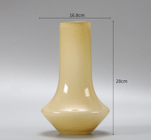 Spring Awakening Glass Vase - Yellow