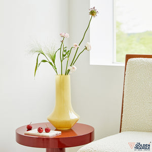 Spring Awakening Glass Vase - Yellow