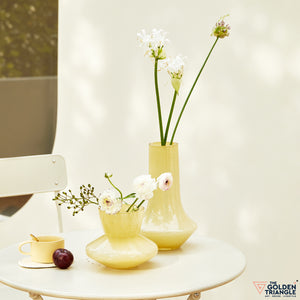 Spring Awakening Glass Vase - Yellow
