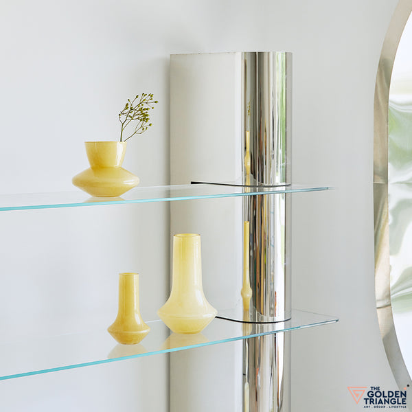 Spring Awakening Glass Vase - Yellow