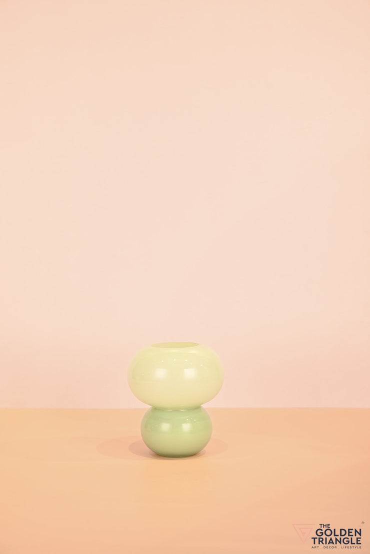Sunny Daydream Glass Vase - Green