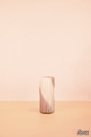 Maisie Cylindrical Glass Vase - Pink
