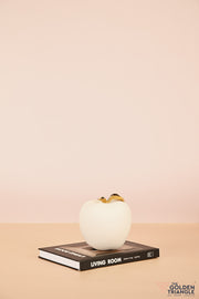 Gold Leafed Ceramic Apple