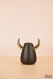 Horned Monster Canister - Black