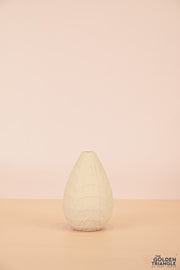 Patterned Oasis Ceramic Vase - Beige