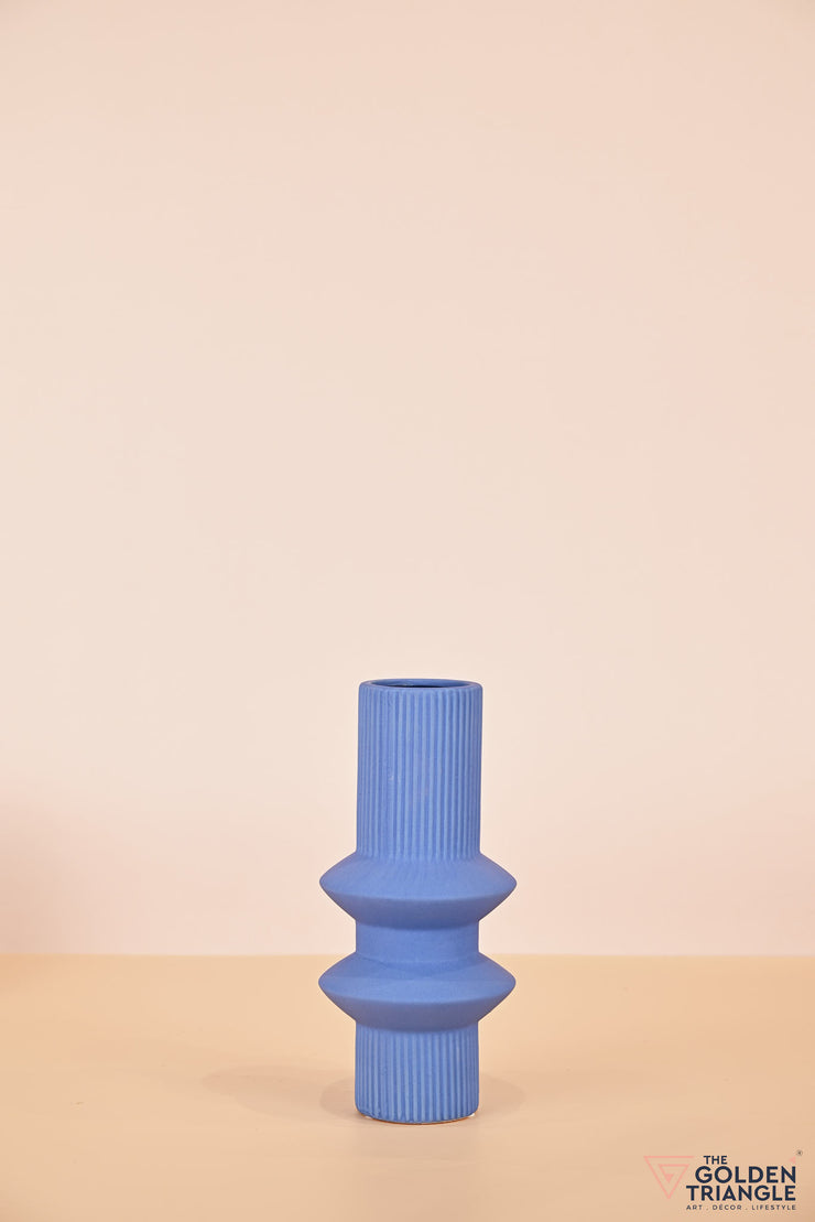 Circle of Life Vase - Blue