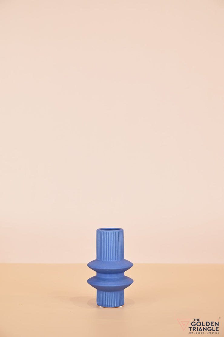 Circle of Life Vase - Blue
