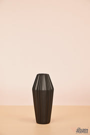 Lustre Ceramic Vase - Black