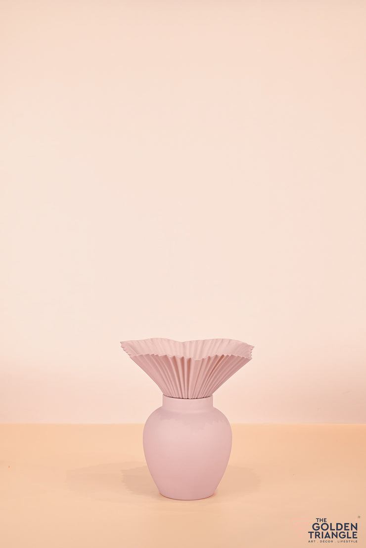 Floral Blossom Porcelain Vase - Pink