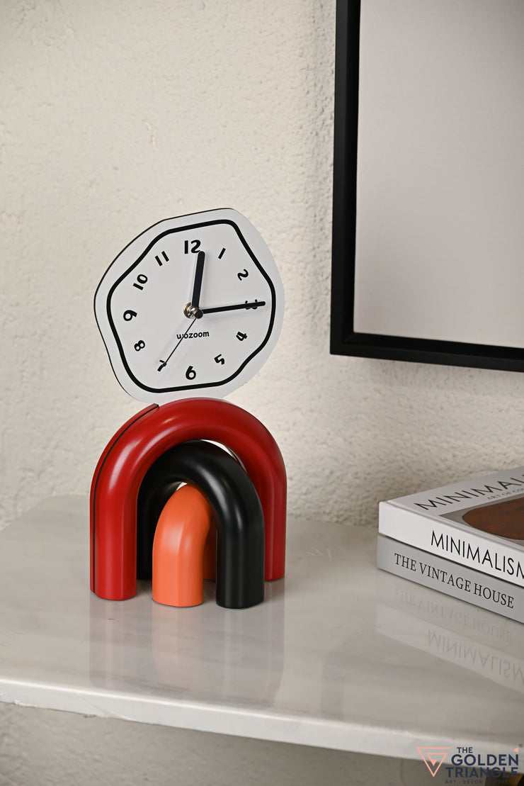 Nectar Table Clock - Red