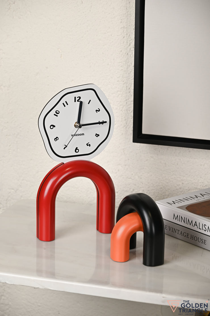 Nectar Table Clock - Red