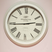 Kensington Station Clock - White