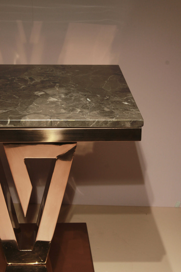 Regio - Marble and Metal Side Table