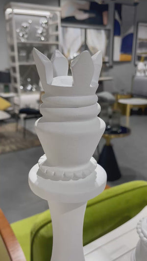 Rook - Chess Decorative Piece - White