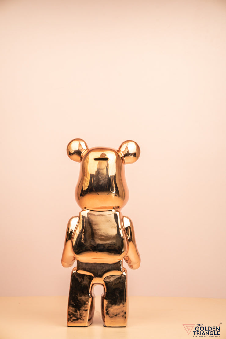 Bobo Bear - Standing Figurine - Rosegold
