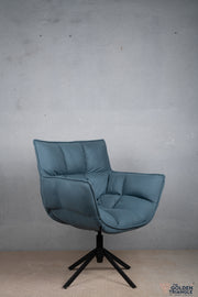 Cooper Swivel Chair - Blue